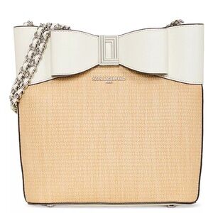 Karl Lagerfeld Paris Ikons Bow Woven Bag